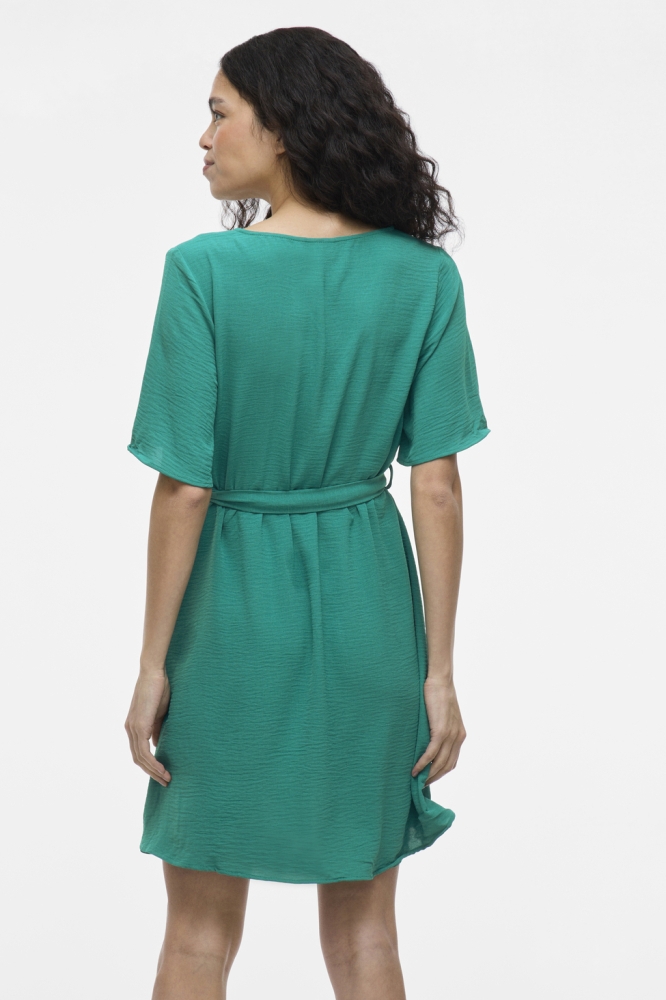 VIJOSA 2/4 WRAP DRESS 14101657 Cadmium Green